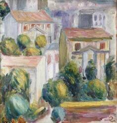 House at Cagnes (Auguste Renoir) - Muzeo.com