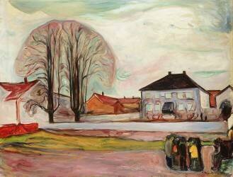House in Aasgaardstrand (Edvard Munch) - Muzeo.com