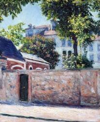 Houses in Argenteuil (Gustave Caillebotte) - Muzeo.com