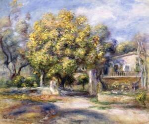 Houses in Cagnes (Auguste Renoir) - Muzeo.com