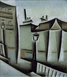 Houses in Paris (Juan Gris) - Muzeo.com