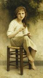Idle Thoughts (William Bouguereau) - Muzeo.com