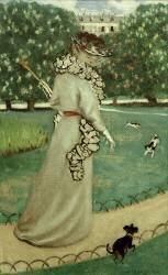 Im Luxemburg-Garten (Félix Vallotton) - Muzeo.com