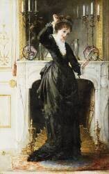 In the Boudoir (Alfred Stevens) - Muzeo.com