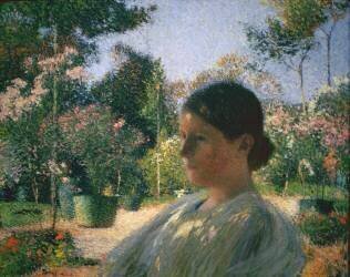 In the Garden (Henri Martin) - Muzeo.com