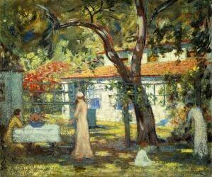 In the Garden (Edwin Murray Mackay) - Muzeo.com