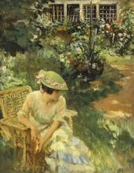 In the Garden (Irving Ramsey Wiles) - Muzeo.com