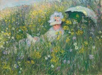 In the Meadow (Claude Monet) - Muzeo.com