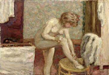 In the Washroom (Pierre Bonnard) - Muzeo.com