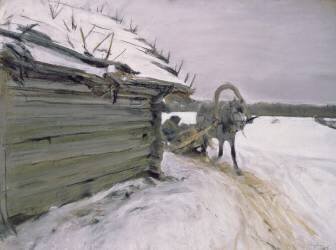 In Winter (Valentin Serov) - Muzeo.com
