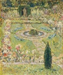 Jardin à Hampton-Court (Henri Le Sidaner) - Muzeo.com