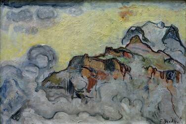 Jungfrau from Muerren (Ferdinand Hodler) - Muzeo.com