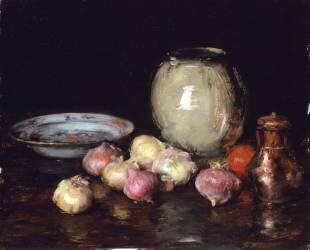 Just Onions (William Merritt Chase) - Muzeo.com