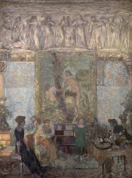 La bibliothèque (Edouard Vuillard) - Muzeo.com