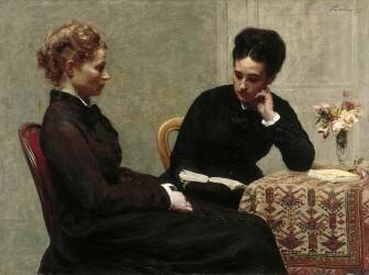 La lecture (Henri Fantin-Latour) - Muzeo.com