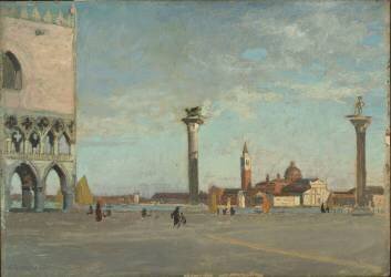 La Piazzetta, Venise (Emile René Ménard) - Muzeo.com