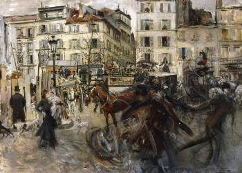 La Place Pigalle (Giovanni Boldini) - Muzeo.com