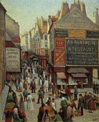 La Rue Mouffetard (Maximilien Luce) - Muzeo.com