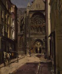 La Rue Pecquet (Walter Richard Sickert) - Muzeo.com