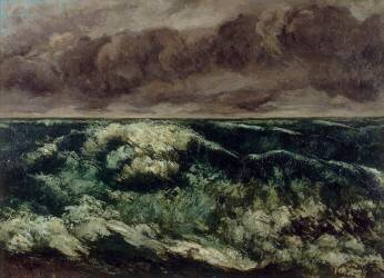 La Vague (Gustave Courbet) - Muzeo.com