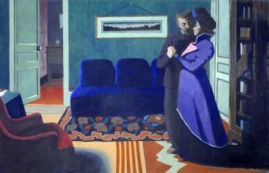 La visite (Félix Vallotton) - Muzeo.com