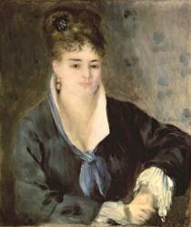 Lady in Black (Auguste Renoir) - Muzeo.com