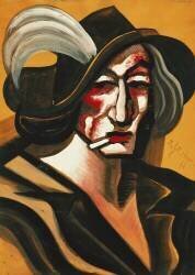 Lady with Hat (Hugo Scheiber) - Muzeo.com