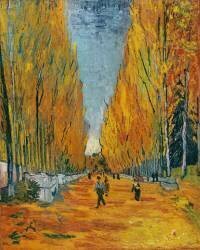 L'Allee des Alyscamps (Vincent van Gogh) - Muzeo.com