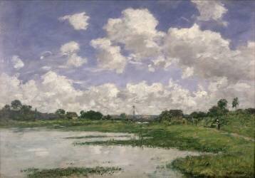 Landscape (Eugène Boudin) - Muzeo.com
