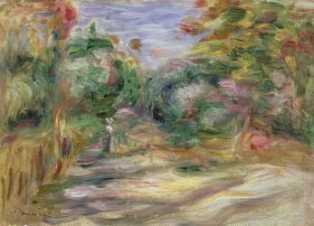 Landscape - Lane (Auguste Renoir) - Muzeo.com