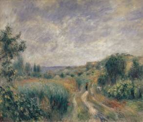 Landscape around Essoyes (Auguste Renoir) - Muzeo.com