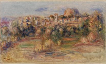Landscape, La Gaude (Auguste Renoir) - Muzeo.com