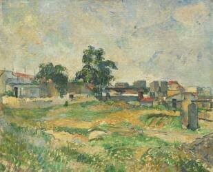 Landscape near Paris (Paul Cézanne) - Muzeo.com