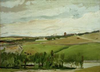 Landscape study (Joaquin Sorolla y Bastida) - Muzeo.com