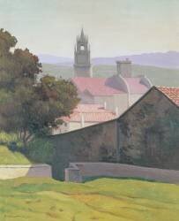 Landscape with Church (Félix Vallotton) - Muzeo.com