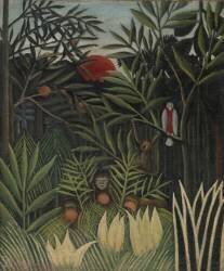 Landscape with Monkeys (Henri Rousseau) - Muzeo.com