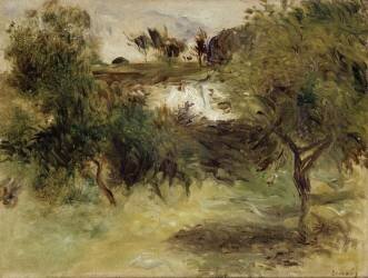 Landscape with Trees (Auguste Renoir) - Muzeo.com
