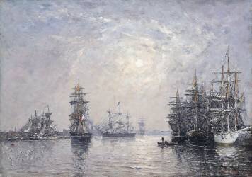 Le Havre (Eugène Boudin) - Muzeo.com