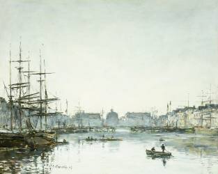 Le Havre (Eugène Boudin) - Muzeo.com