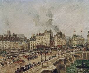 Le Pont Neuf (Camille Pissarro) - Muzeo.com