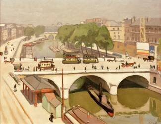 Le pont Saint-Michel (Albert Marquet) - Muzeo.com