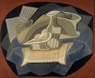 Le Tapis bleu (Juan Gris) - Muzeo.com