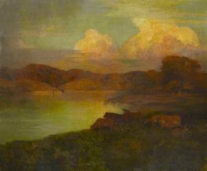 Le troupeau (Emile René Ménard) - Muzeo.com