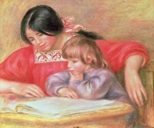Leontine and Coco (Auguste Renoir) - Muzeo.com