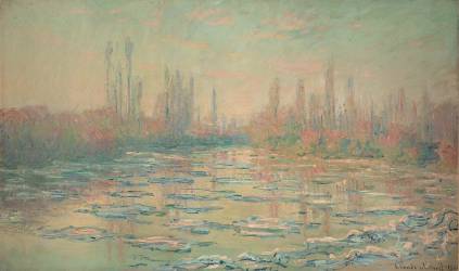 Les glaçons ou Débâcle sur la Seine (Claude Monet) - Muzeo.com