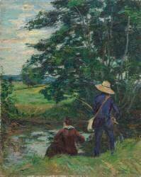 Les pêcheurs (Armand Guillaumin) - Muzeo.com