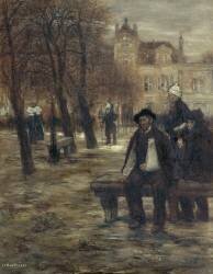 Les vieux convalescents (Jean-François Raffaelli) - Muzeo.com