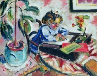 Little Schoolgirl (Henri Le Fauconnier) - Muzeo.com