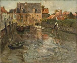 Low Water (Frits Thaulow) - Muzeo.com