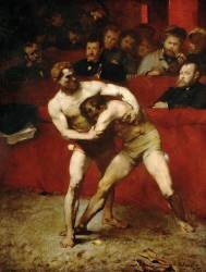 Lutteurs (Alexandre Falguière) - Muzeo.com